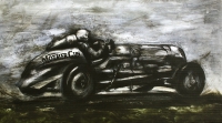 Mother GUN / Gouache / Druck