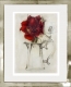 Radierung / Amaryllis im Modellrahmen 1042