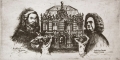 Radierung / Balthasar Permoser, Matthäus Daniel Pöppelmann