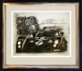 Bentley /  Radierung im Modellrahmen / Weißgold  1863 BENTLEY SPEED 8 2003 KRISTENSEN 