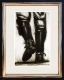 Radierung / Polostiefel im Modellrahmen 2111
