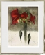 Amaryllis / Radierung im Modellrahmen 375