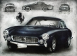 Ferrari 250 GT Berlinetta Lusso BLAU Radierung 