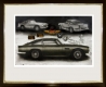 Radierung / Aston Martin DB4