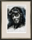 Charles Lindbergh / Gouache / Digitaldruck 