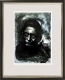 Johnny Cash 2 / Gouache / Digitaldruck im Rahmen
