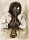 Miles Davis 2 / Gouache, Digitaldruck, handsigniert