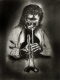 Radierung / Miles Davis